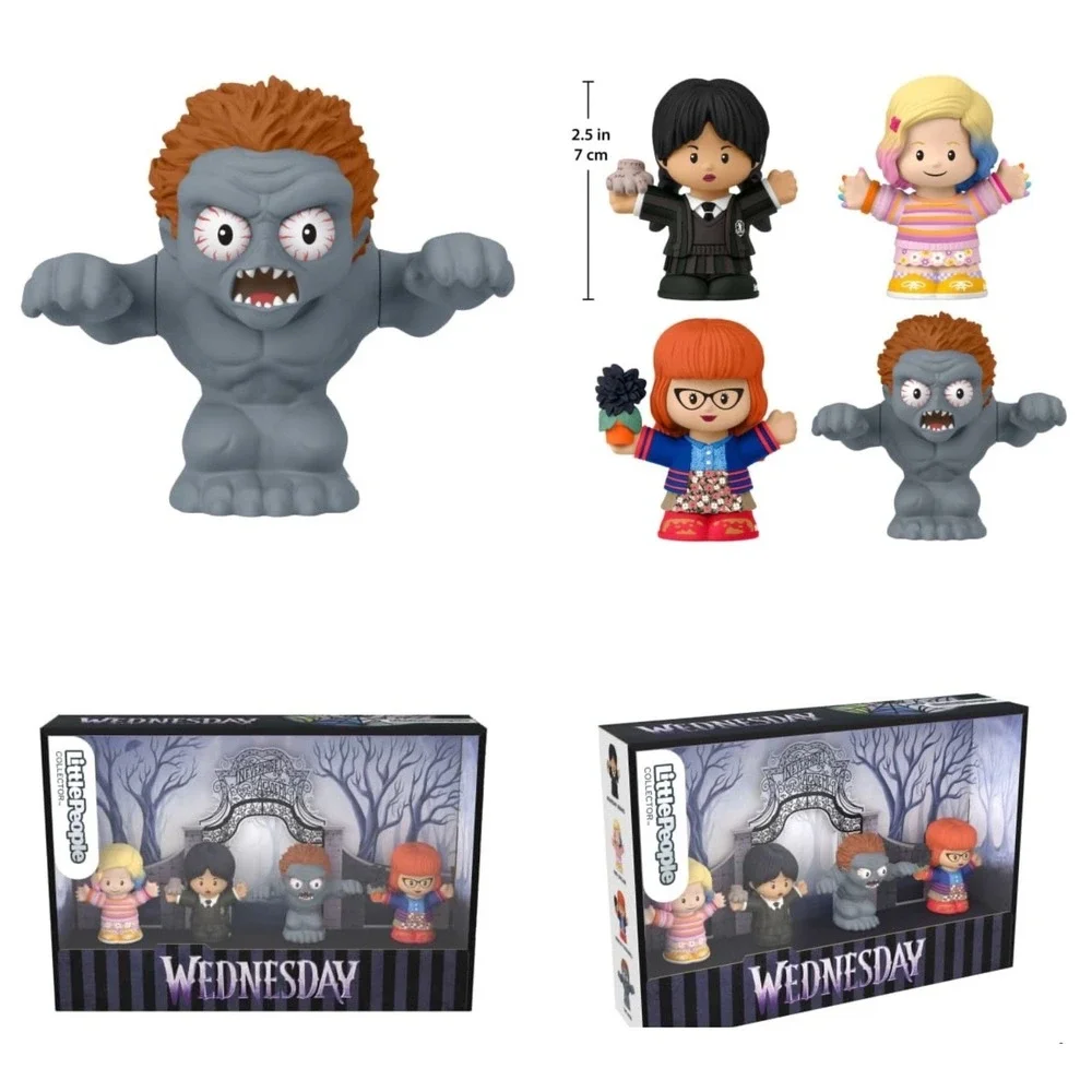 Fisher-Price Little People Collector Wednesday Figures Set‎ New Netflix Addams